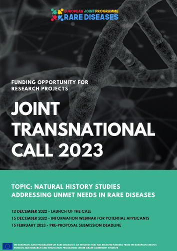EJP-RD launches its Joint Transnational Call 2023