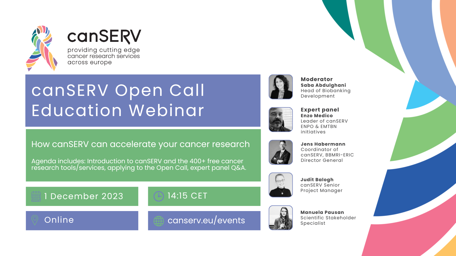 canSERV Open Call Education Webinar