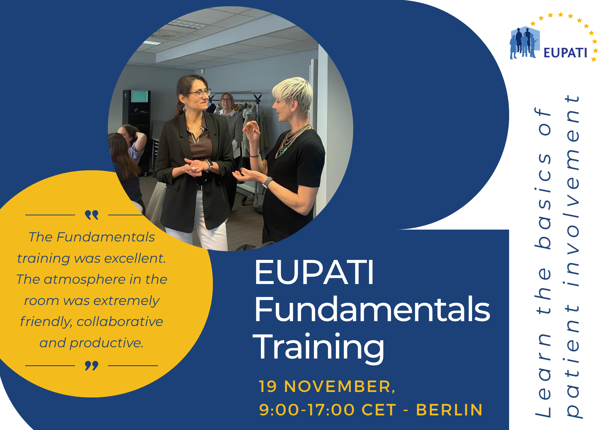 EUPATI F2F Fundamentals - Ready to get face-to-face?
