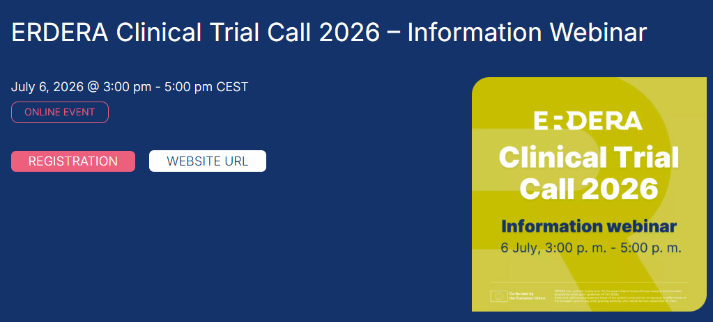ERDERA Clinical Trial Call 2026 – Information Webinar