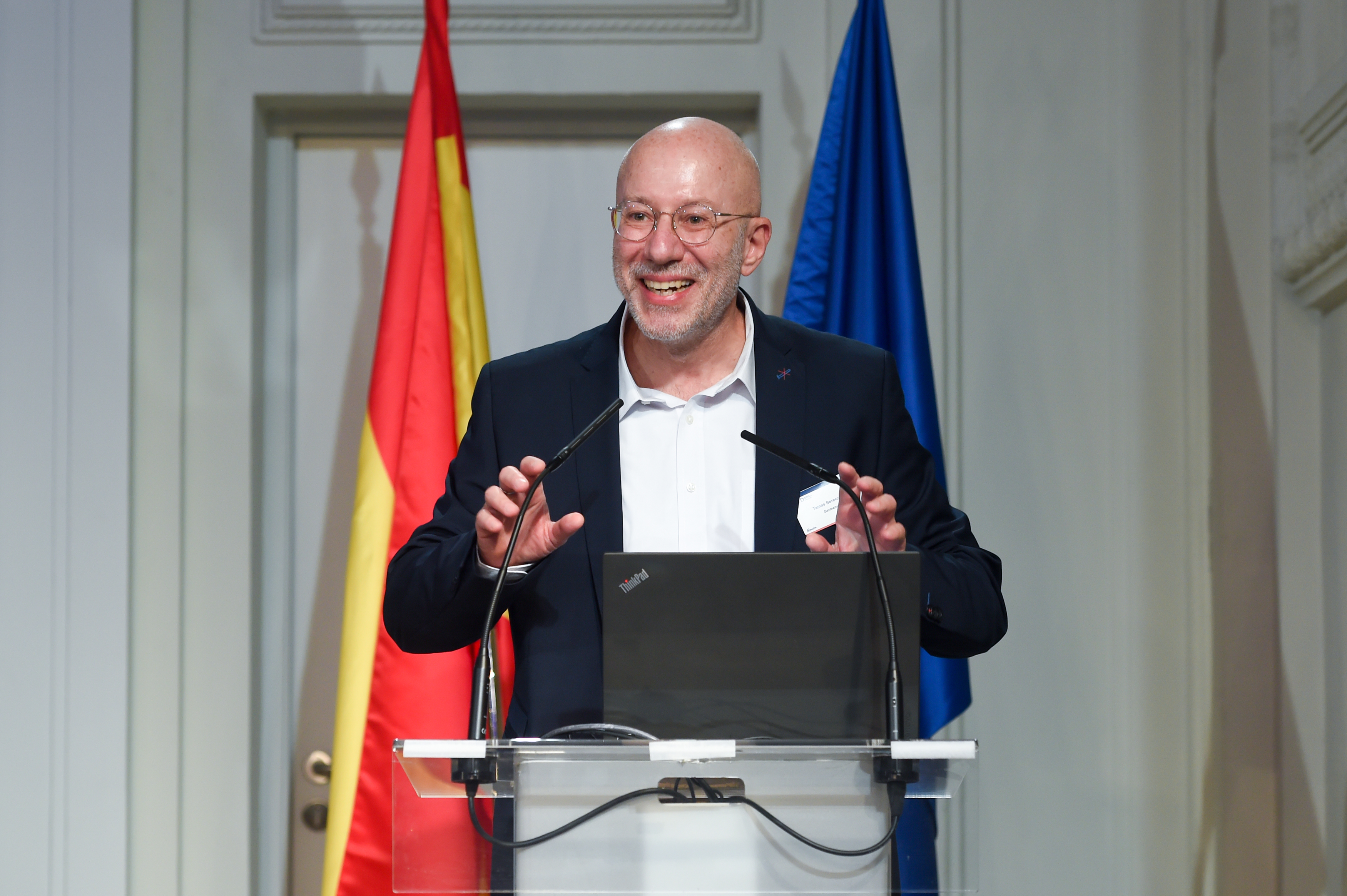 Tamas Bereczky speaking