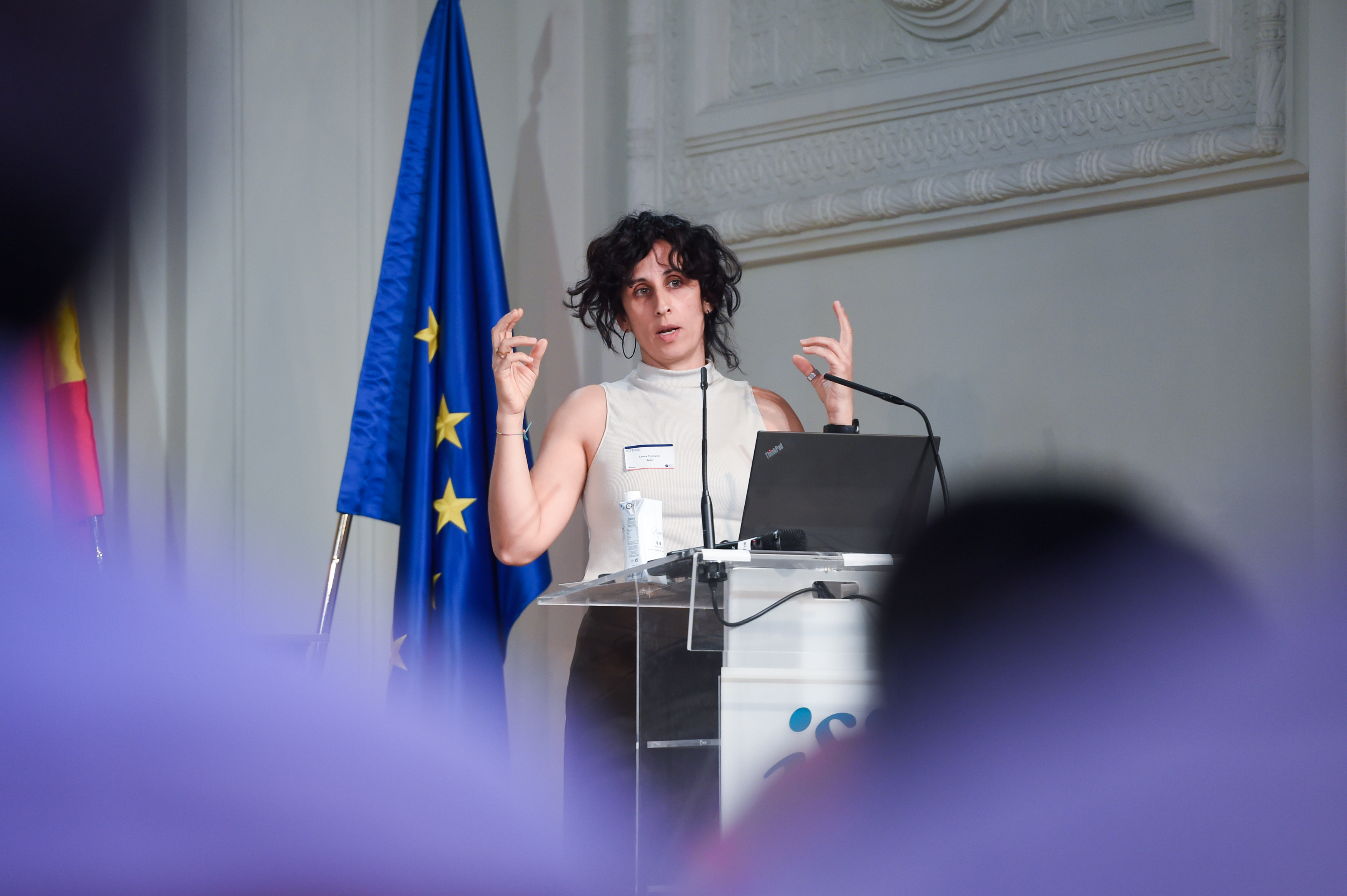 Laura Forcano speaking
