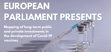 European Parliments presents Mapping of long-term public and private investments in the development of Covid-19 vaccines