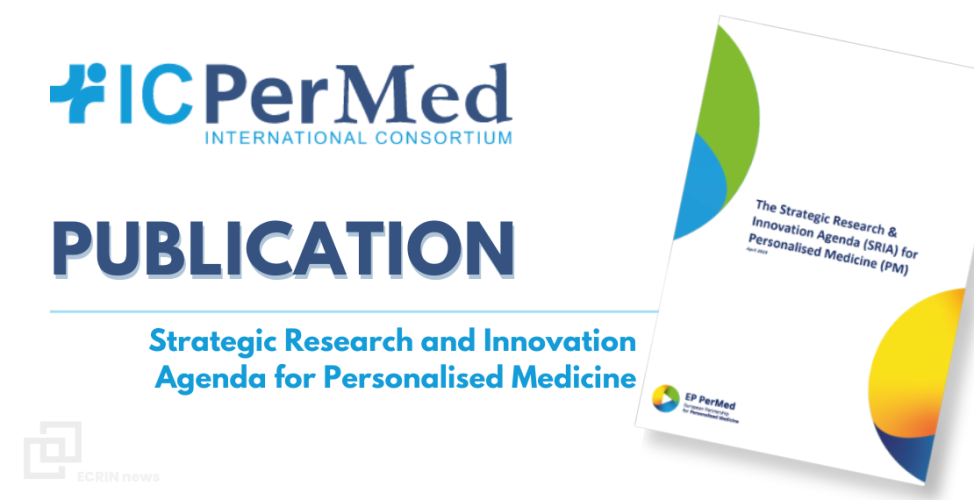 ICPerMed published Strategic Research and Innovation Agenda for Personalised Medicine