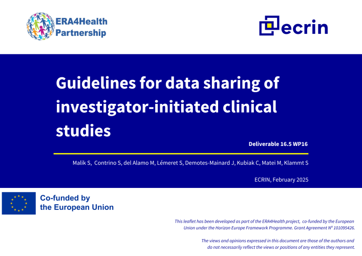 E4H Guidelines for data sharing