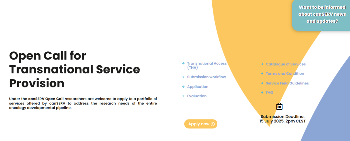 CANSERV Open Call 2025